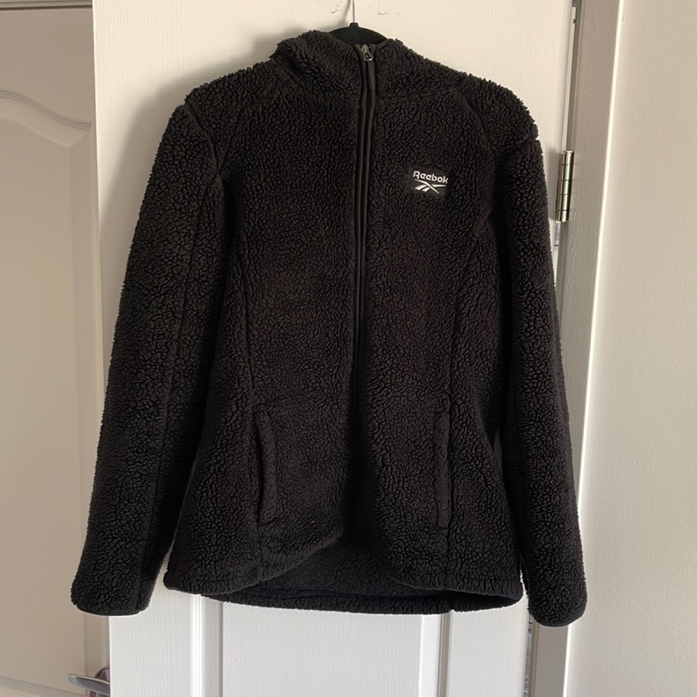 Reebok Fleece Zip Up Hoodie Jacket